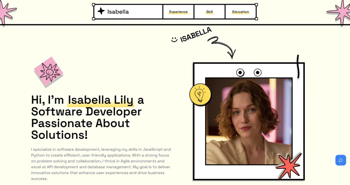 Isabella Lily portfolio preview